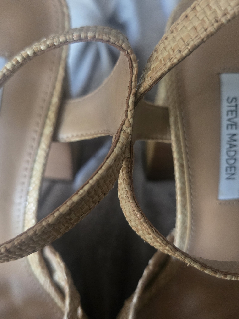 Steve Madden Lexie Raffia Size 7 - Picture 7 of 7